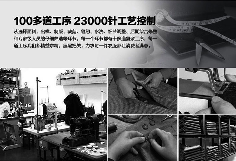 100道程序，23000針工藝控制