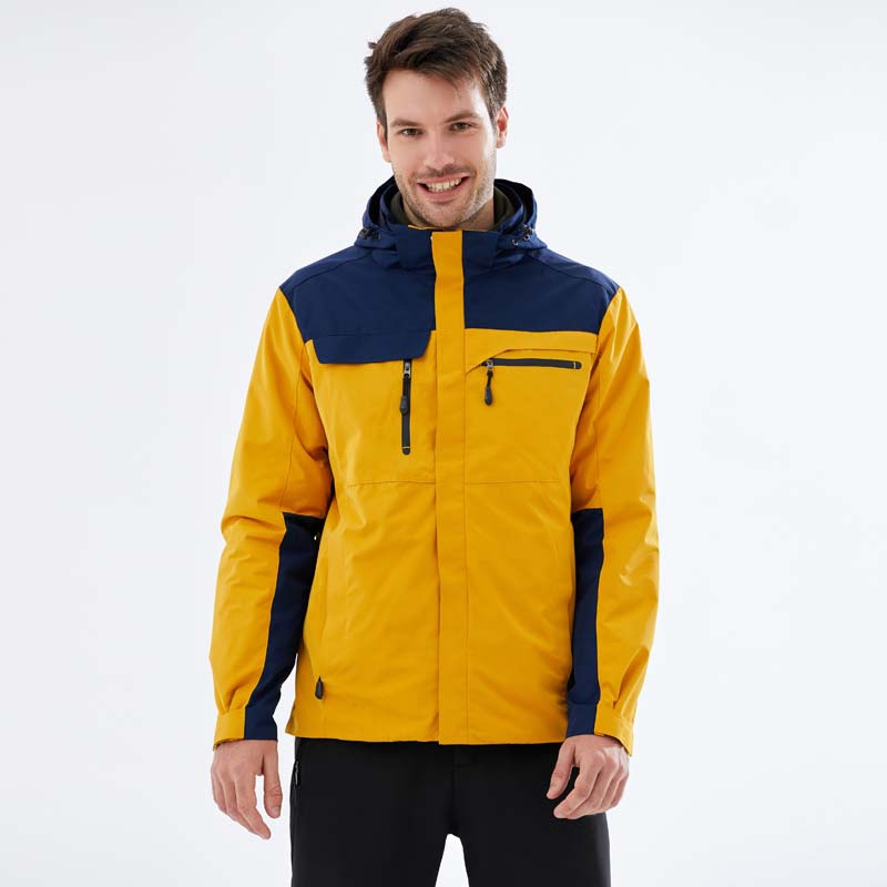 黃拼色沖鋒衣CF1902-2