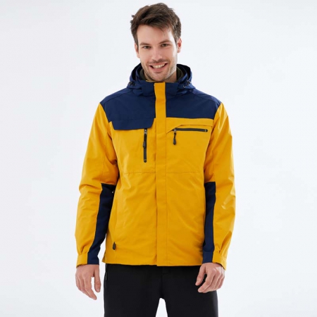 黃拼色沖鋒衣CF1902-2