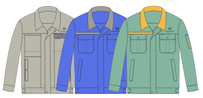 濰坊歌爾聲學(xué)企業(yè)工作服定做設(shè)計(jì)方案效果圖